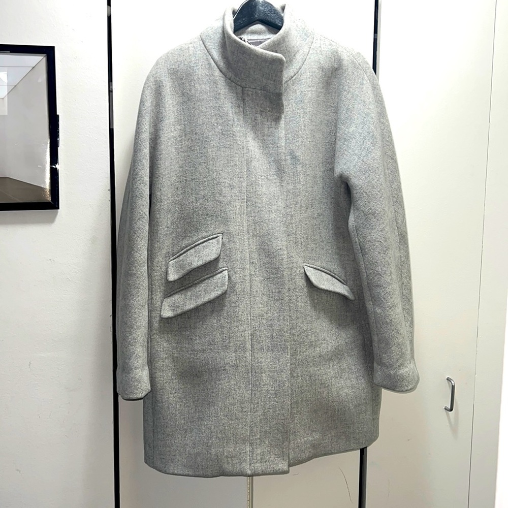 Wool J. Crew cocoon coat.